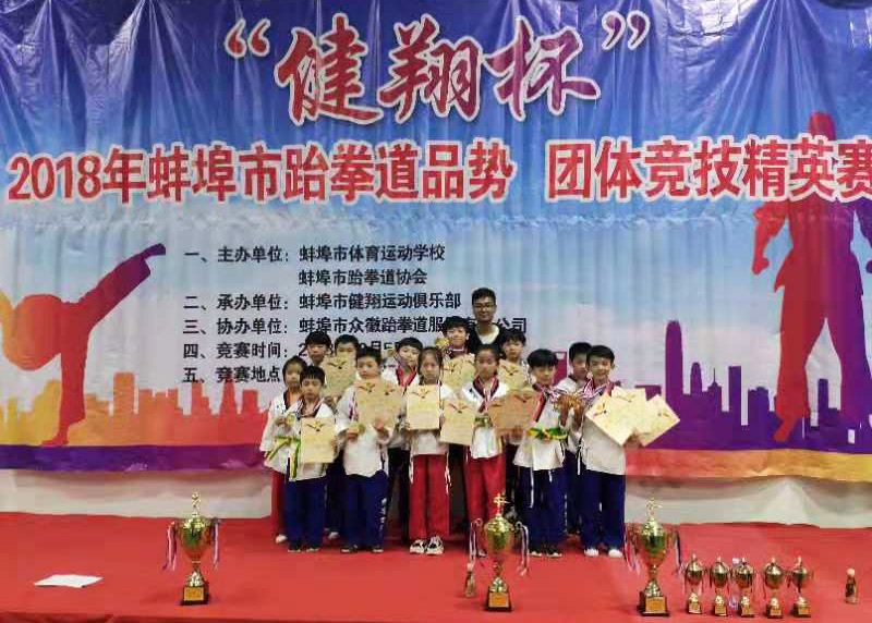 "健翔杯"2018年蚌埠市跆拳道品势 团体竞技精英赛
